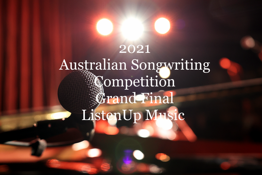 ListenUp Australian Songwriting Grand Final 2021